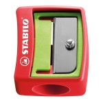 Цветни моливи Stabilo - Woody 3 в 1, С острилка и четка, 18 цвята