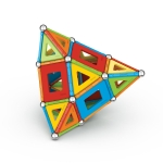 Магнитен конструктор Geomag - Supercolor, 114 части