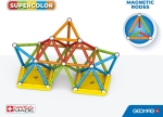 Магнитен конструктор Geomag - Supercolor, 93 части