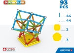 Магнитен конструктор Geomag - Supercolor, 93 части