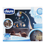 Музикална въртележка 4 в 1 Chicco - Next2Dreams, Синя