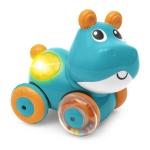 Детска играчка Chicco - Sprint & Go Hippo, Синя