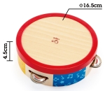 Дървен музикален инструмент Hape - Тамбурина