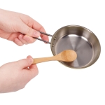 Детски комплект Battat - Тенджери и тигани с поставка за съхранение