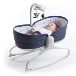 Музикален шезлонг 3 в 1 Tiny Love - Rocker Napper, Denim