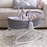 Музикален шезлонг 3 в 1 Tiny Love - Rocker Napper, Сив