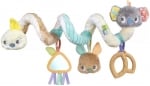 Плюшена спирала за количка или креватче Playgro - Twirly Whirly, от серията Fauna Friends