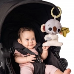 Мека бебешка Дрънкалка Коала Tiny Love - от колекция Boho Chic, с клипс за закачане на количка, 0м+
