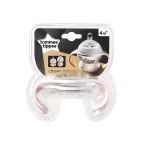 Дръжки за шишета и чаши Tommee Tippee, 2 броя, 4м+, Розови
