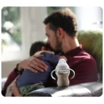 Дръжки за шишета и чаши Tommee Tippee, 2 броя, 4м+, Розови