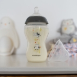 Комплект шишета Tommee Tippee - Easi Vent, Closer to Nature с декорация Бухал, 340 ml, 2 броя