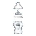 Бебешко стъклено шише Tommee Tippee - Easi Vent, 250 ml