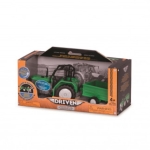 Детска играчка Battat - Driven, Мини трактор с ремарке