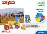Магнитен конструктор Geomag - Magicube, Story Building, Трите прасенца, 42 части