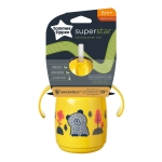 Неразливаща се чаша със сламка Tomme Tippee - Superstar, 300 ml, жълта