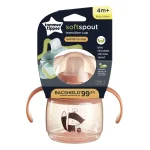 Неразливаща се чаша с мек накрайник Tomme Tippee - Soft Spout, Лисиче, 190 ml