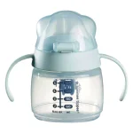 Неразливаща се чаша с мек накрайник Tomme Tippee - Soft Spout, Мече, 190 ml