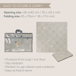 Бебешка подложка за игра Taf Toys - Fold ′n Play, Checkers, Шах