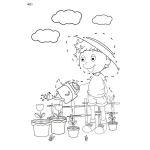 Творчески комплект Eurekakids - Книжка свържи и оцвети, Добри обноски