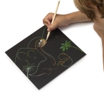 Творчески комплект Eurekakids - Скречбук, Динозаври