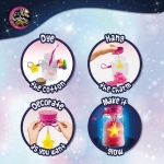 Творчески комплект Lisciani - Светещи в тъмното буркани с луна и звезди