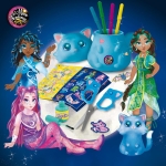 Творчески комплект Lisciani - Котка, Вълшебни творения от хартия