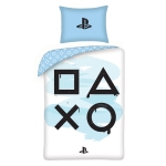 Детски спален комплект Halantex - Playstation PS5 Light, Светлосин