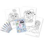 Комплект за оцветяване Kids Licensing - Bluey, С тетрадка