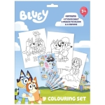 Комплект за оцветяване Kids Licensing - Bluey, С тетрадка