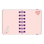 Ключодържател с тефтерче Santoro Gorjuss - Be Kind To Each Other