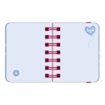 Ключодържател с тефтерче Santoro Gorjuss - Be Kind To Each Other