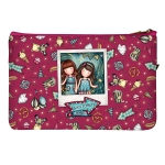 Плосък несесер с джоб Santoro Gorjuss - Up and Away