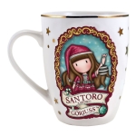 Комплект чаша с подложка Santoro Gorjuss - Merry and Bright, Tis The Season