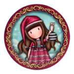 Комплект чаша с подложка Santoro Gorjuss - Merry and Bright, Tis The Season