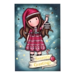 Коледни картички Santoro Gorjuss Merry and Bright - Tis The Season, 8 броя