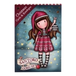 Коледни картички Santoro Gorjuss Merry and Bright - Tis The Season, 8 броя