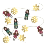 Коледен гирлянд Santoro Gorjuss Merry and Bright - 3 m