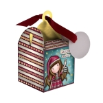 Комплект подаръчни кутии Santoro Gorjuss - Mеrry and Bright, 6 броя