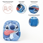 Раница за детска градина 3D LILO AND STITCH - Stitch, Blue