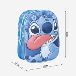 Раница за детска градина 3D LILO AND STITCH - Stitch, Blue