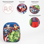 Раница за детска градина 3D Avengers, Със страничен джоб