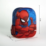 Раница за детска градина 3D Spiderman, Със страничен джоб