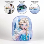 Раница за детска градина 3D Frozen, Със страничен джоб