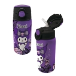 Бутилка за вода Graffiti Kuromi - Purple Laces, 500 ml