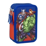 Ученически несесер с пособия Cerda Avengers - с 3 ципа