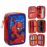 Ученически несесер с пособия Spiderman - с 3 ципа