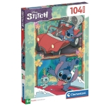 Детски пъзел Clementoni - Stitch, 104 части