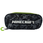 Овален ученически несесер Minecraft - Camo Terra