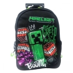 Ученическа раница с колелца Kstationery Minecraft - Metro Art