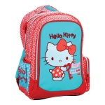 Ученическа раница Hello Kitty - Red